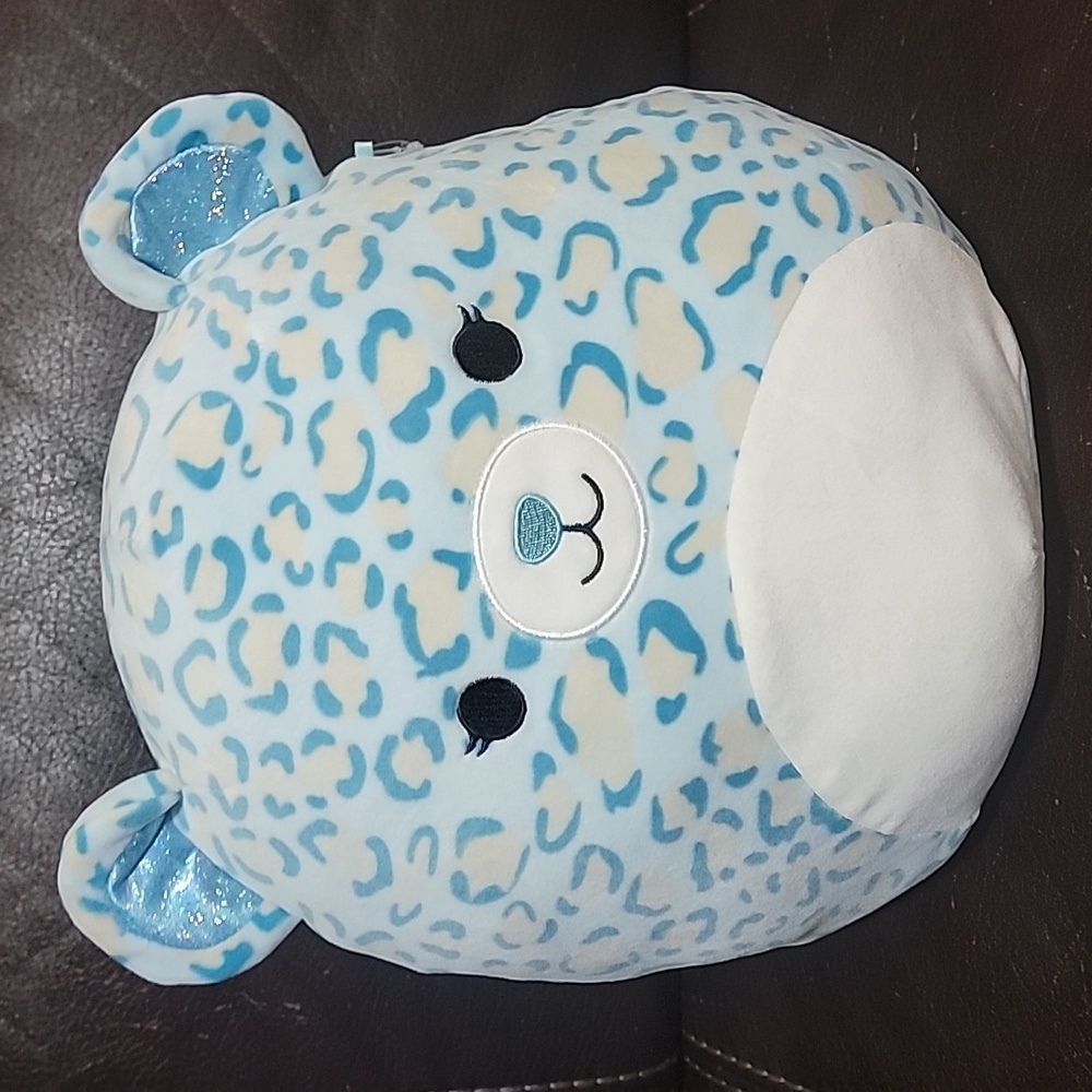 Squishmallows 12' Toni the Blue Cheetah Ultimate Soft Plush Stuffed Holiday Toy